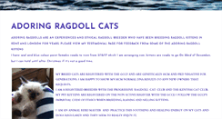 Desktop Screenshot of adoringragdollcats.co.uk