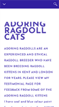 Mobile Screenshot of adoringragdollcats.co.uk