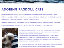 Tablet Screenshot of adoringragdollcats.co.uk